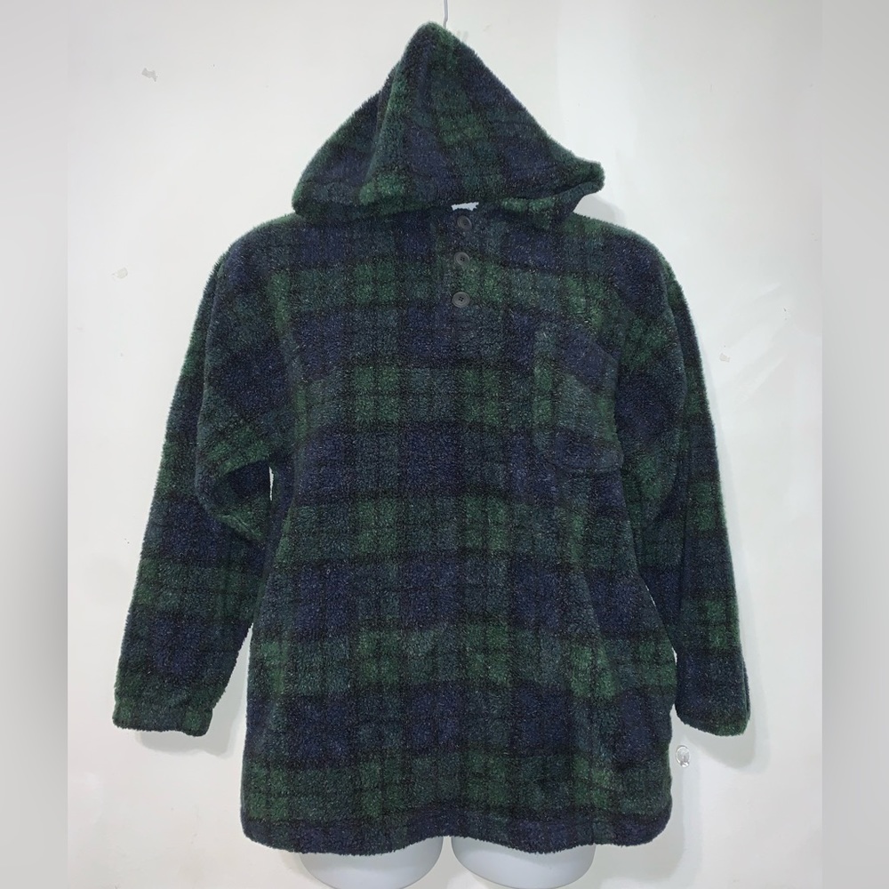 Vintage GAP Outdoors High Pile Fleece Hoodie Pullover Sweater Sweatshirt